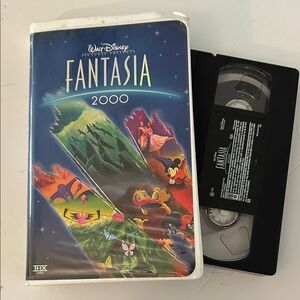 Disney Fantasia 2000 VHS tape movie the sorcerer’s apprentice + 7 new segments